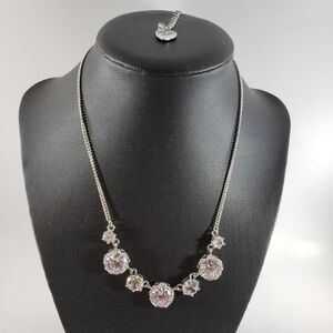 Betsey johnson cubic zirconia necklace formal